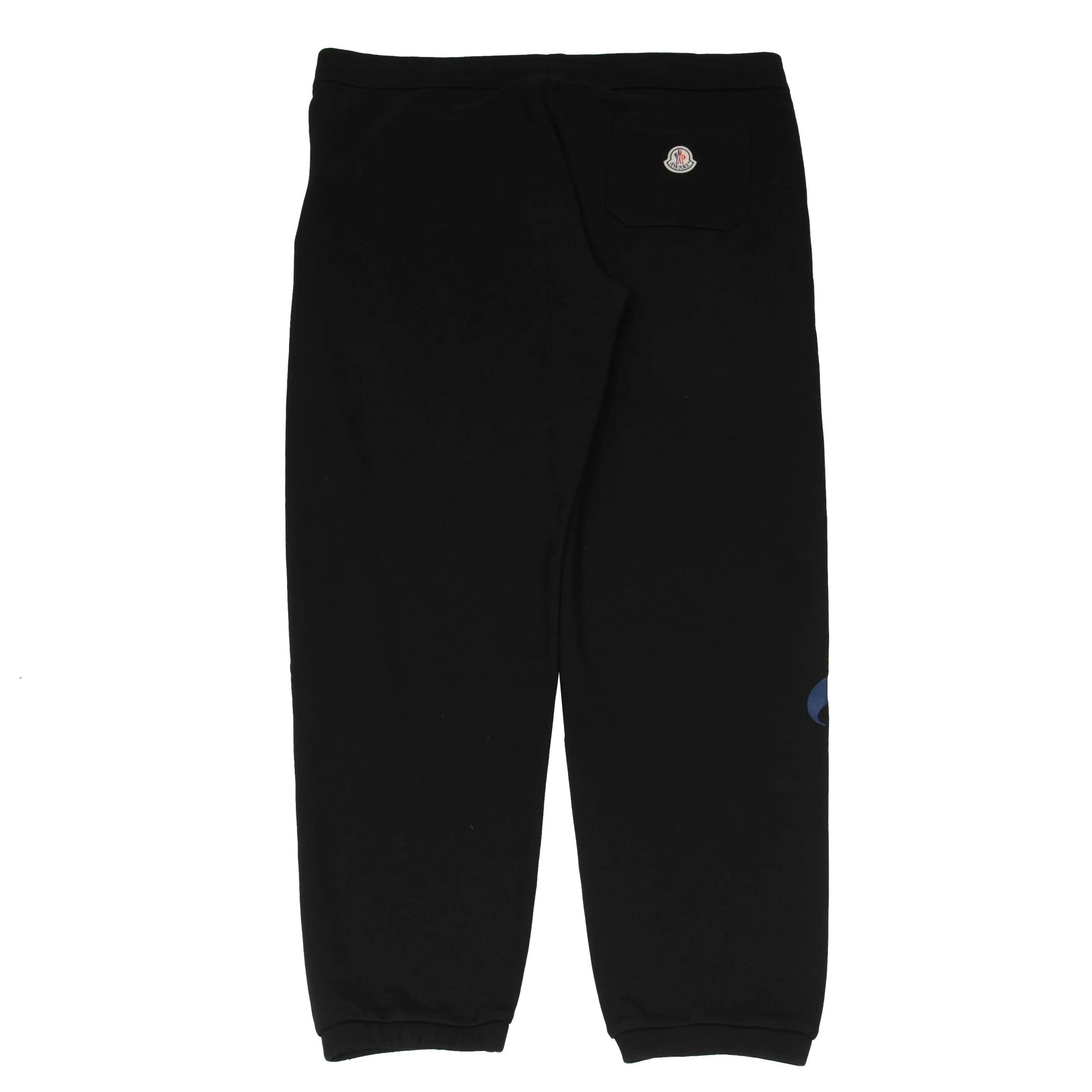 2 Moncler 1952 Black Awake NY Edition Logo French Terry Lounge Pants