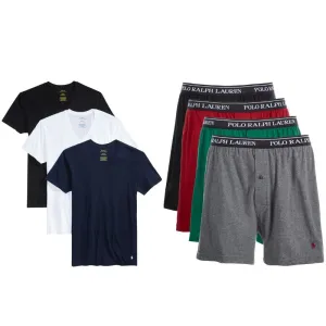 4-Pack Polo Ralph Lauren Men's Classic-Fit Knit Cotton Boxer Briefs & More