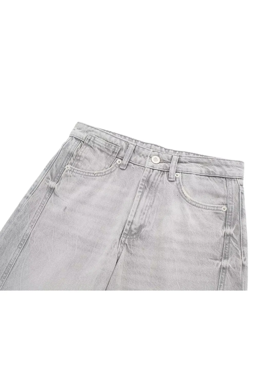 'Alyona'High Waisted Casual Denim Shorts
