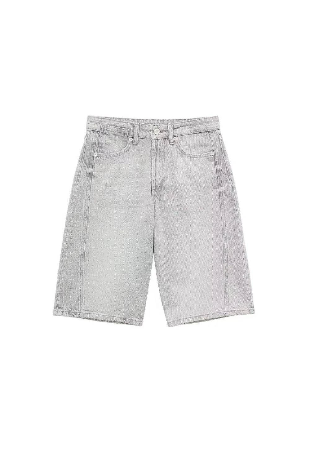 'Alyona'High Waisted Casual Denim Shorts