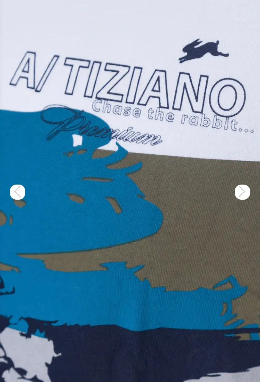 A.Tiziano Garcia Graphic Print Crew