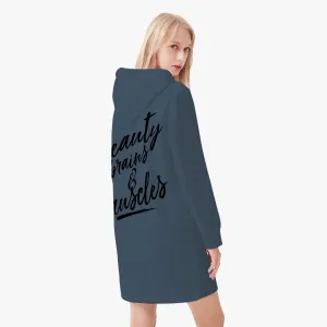 Beauty Brains Women's Hoodie Dress