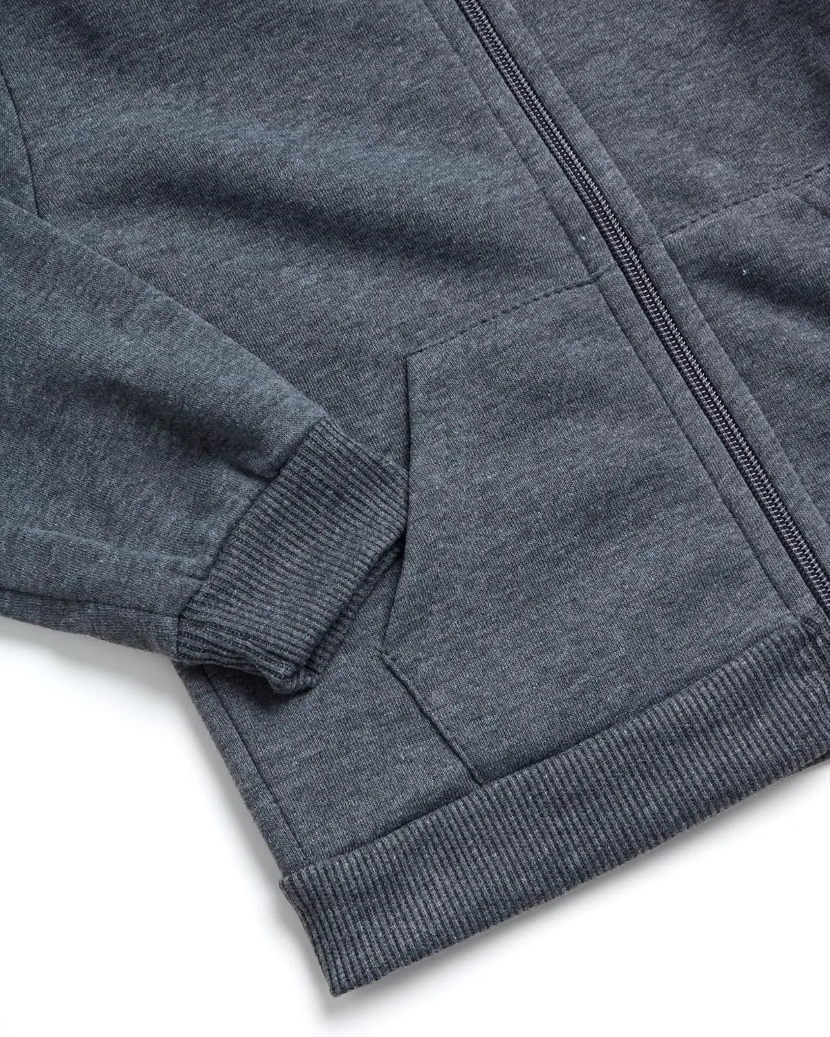 Boys' Active Sweatsuit - 2 Piece Fleece Zip Hoodie Sweatshirt and Sweatpants - Basic Solid Jogger Pants Set (2T-7)