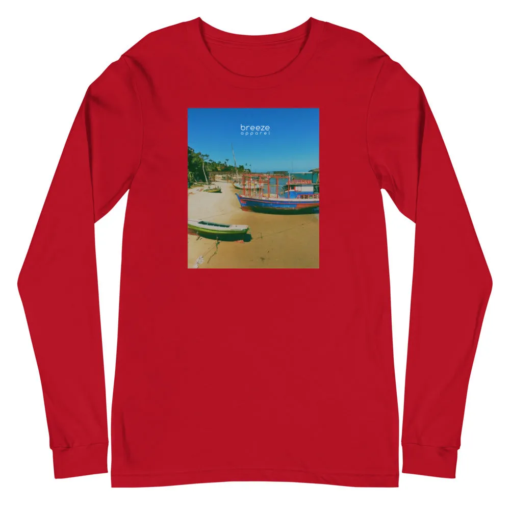 'Brazilian Bay' unisex long-sleeved shirt