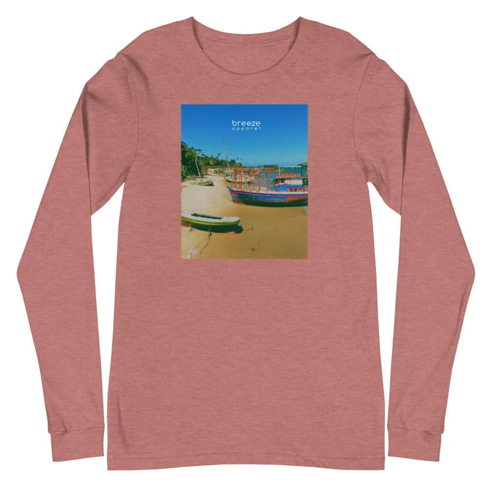 'Brazilian Bay' unisex long-sleeved shirt