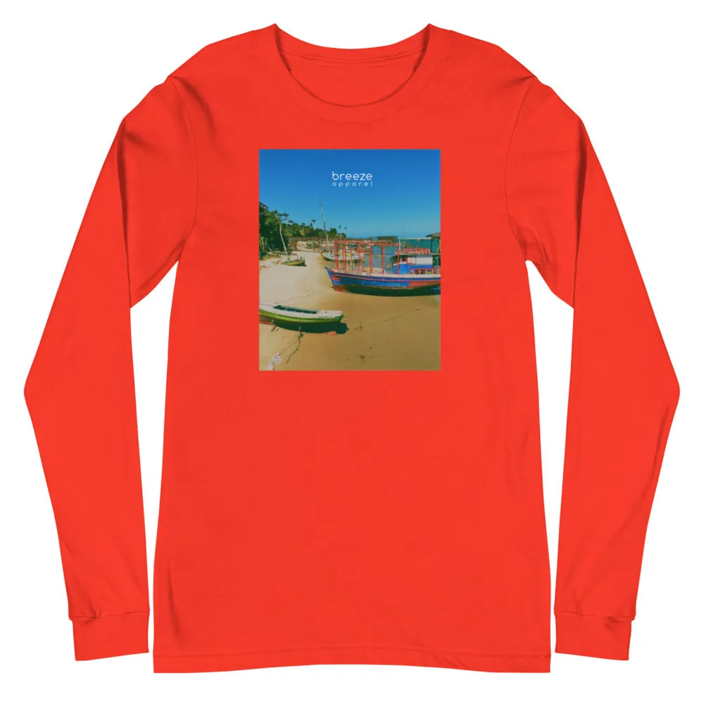 'Brazilian Bay' unisex long-sleeved shirt