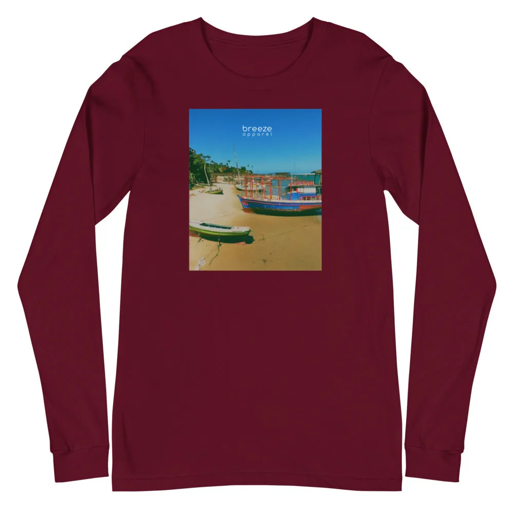 'Brazilian Bay' unisex long-sleeved shirt