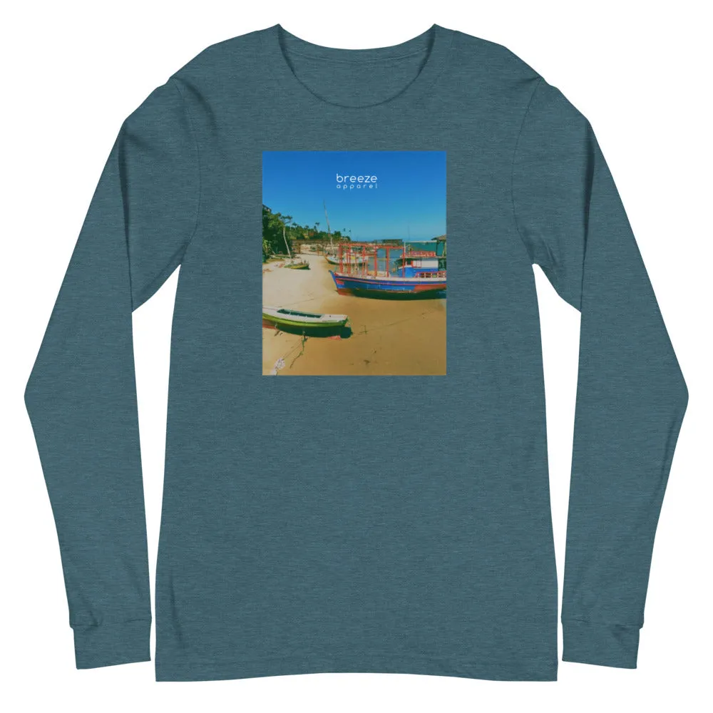'Brazilian Bay' unisex long-sleeved shirt