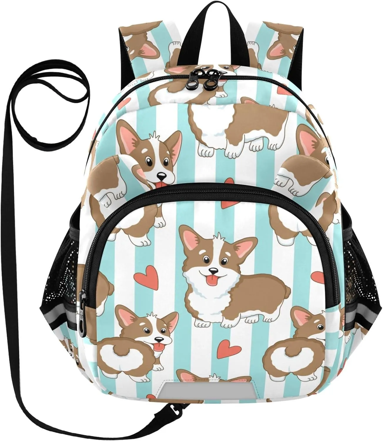 Cartoon Lovely Corgi Little Kid Toddler Backpack Baby Boys Girls Kindergarten Pre School Bags Cute Cartoon Backpacks for children