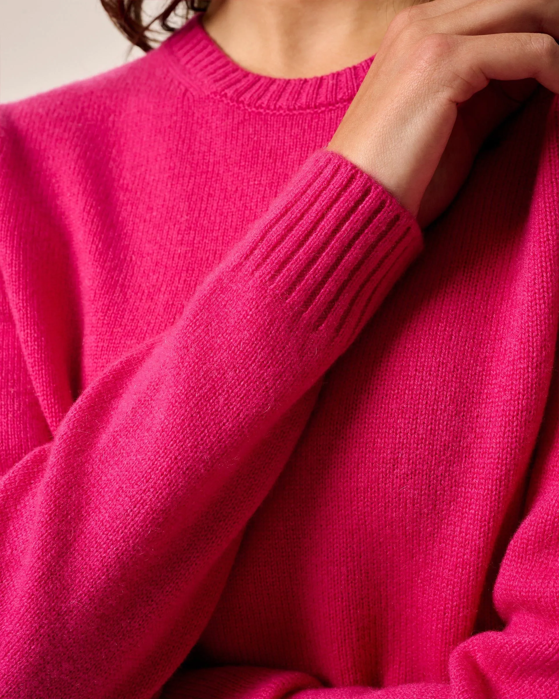 Cashmere Blend Crewneck Sweater