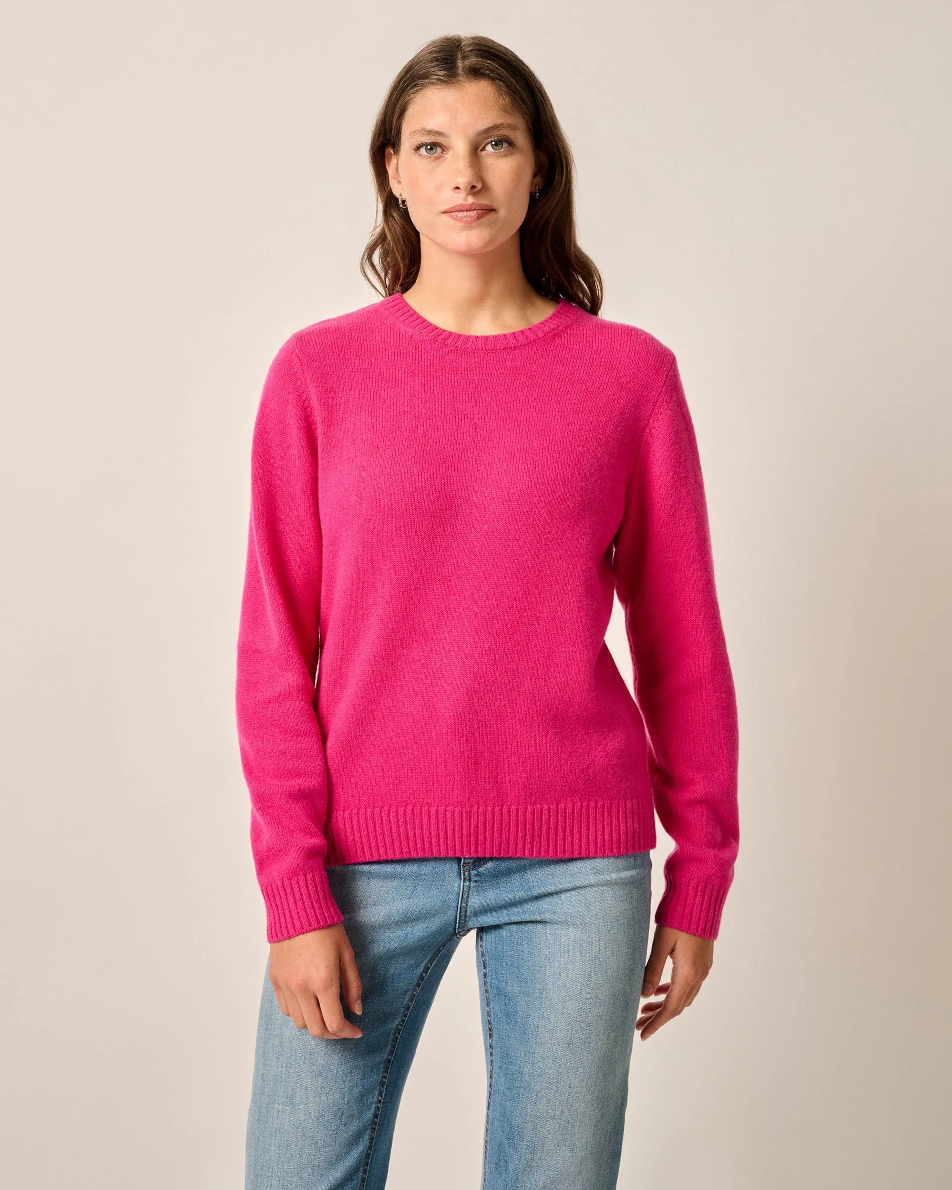 Cashmere Blend Crewneck Sweater