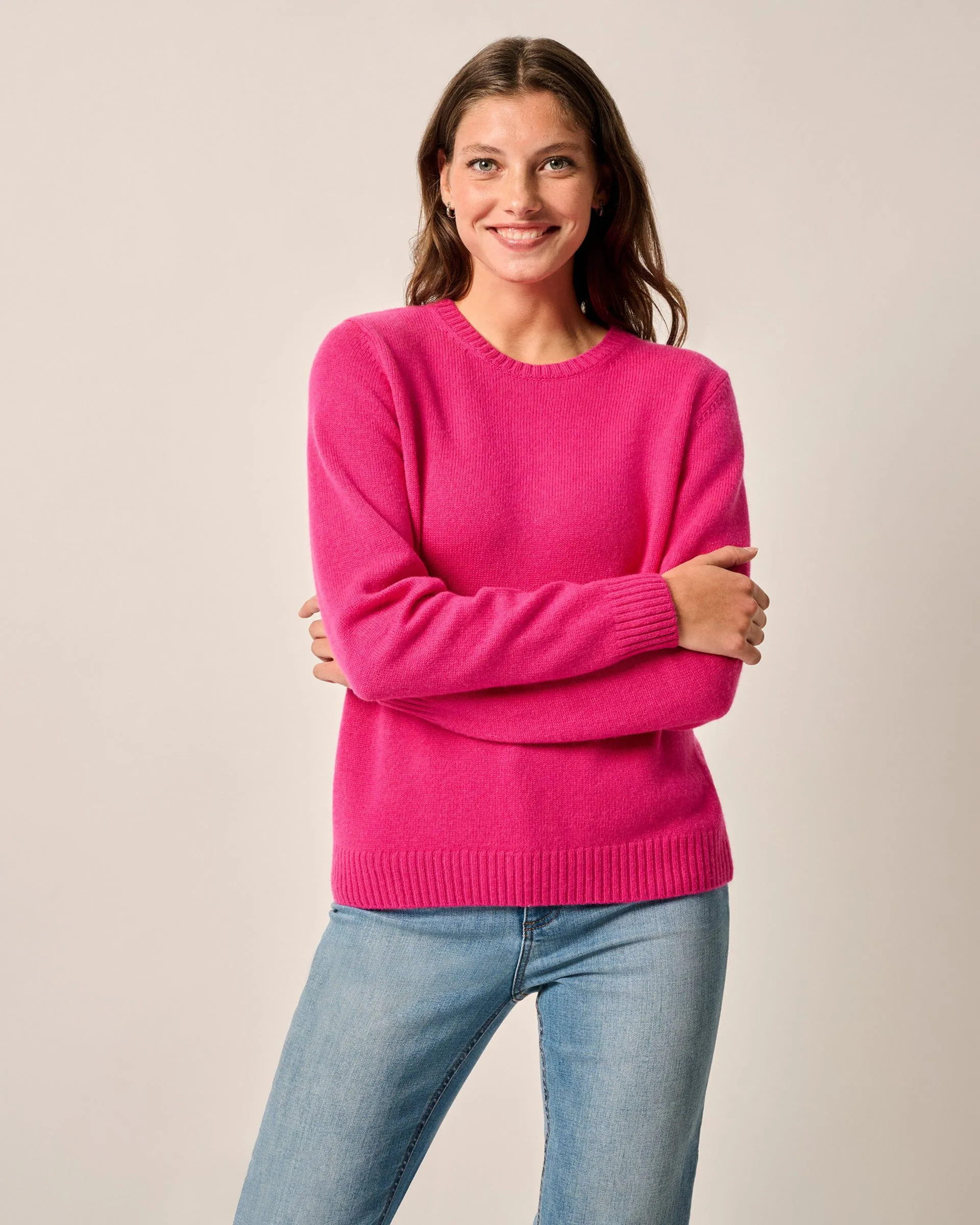 Cashmere Blend Crewneck Sweater