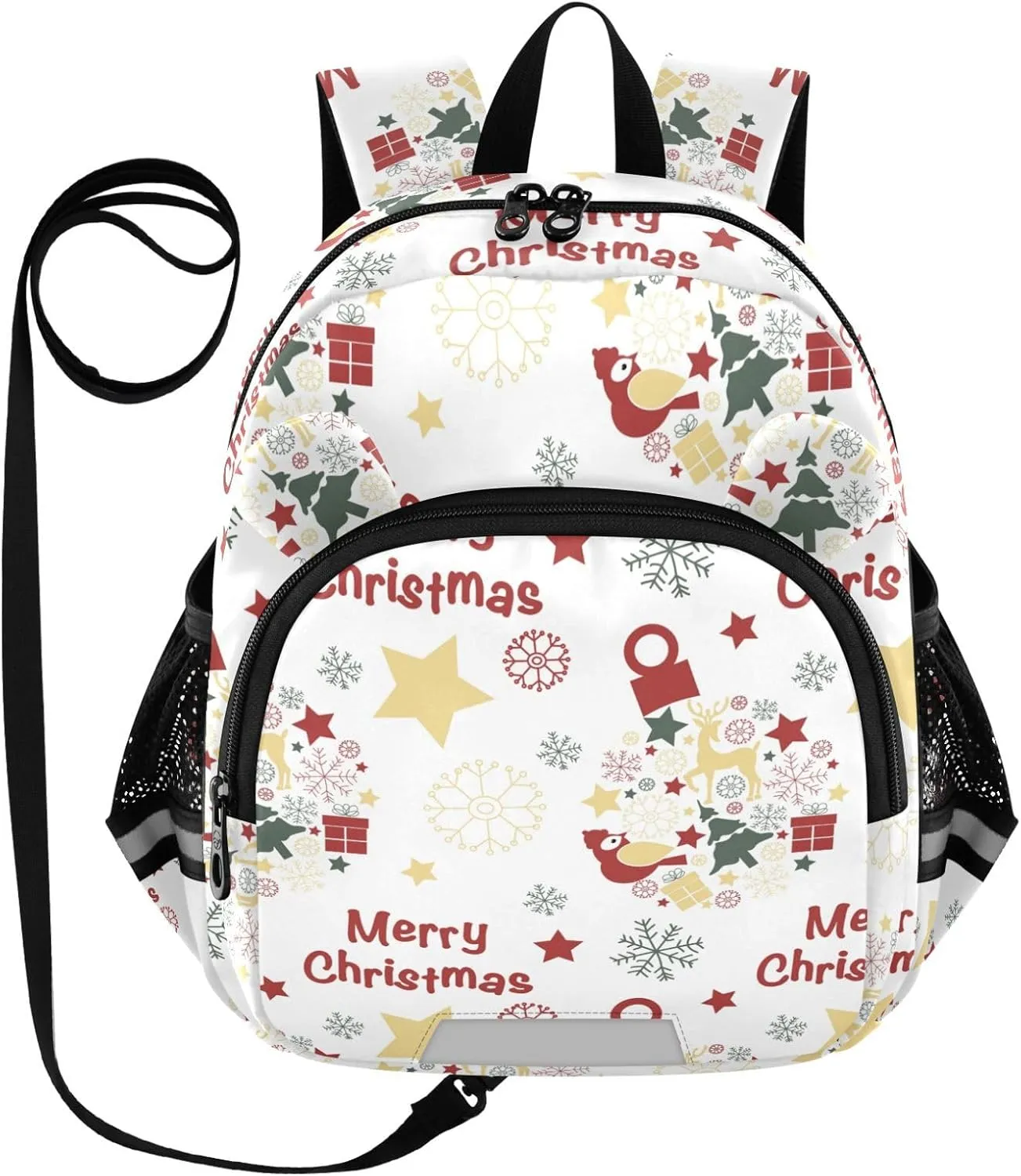 Christmas Balls Stars Snowflakes Little Kid Toddler Backpack Baby Boys Girls Kindergarten Pre School Bags Cute Cartoon Backpacks for children