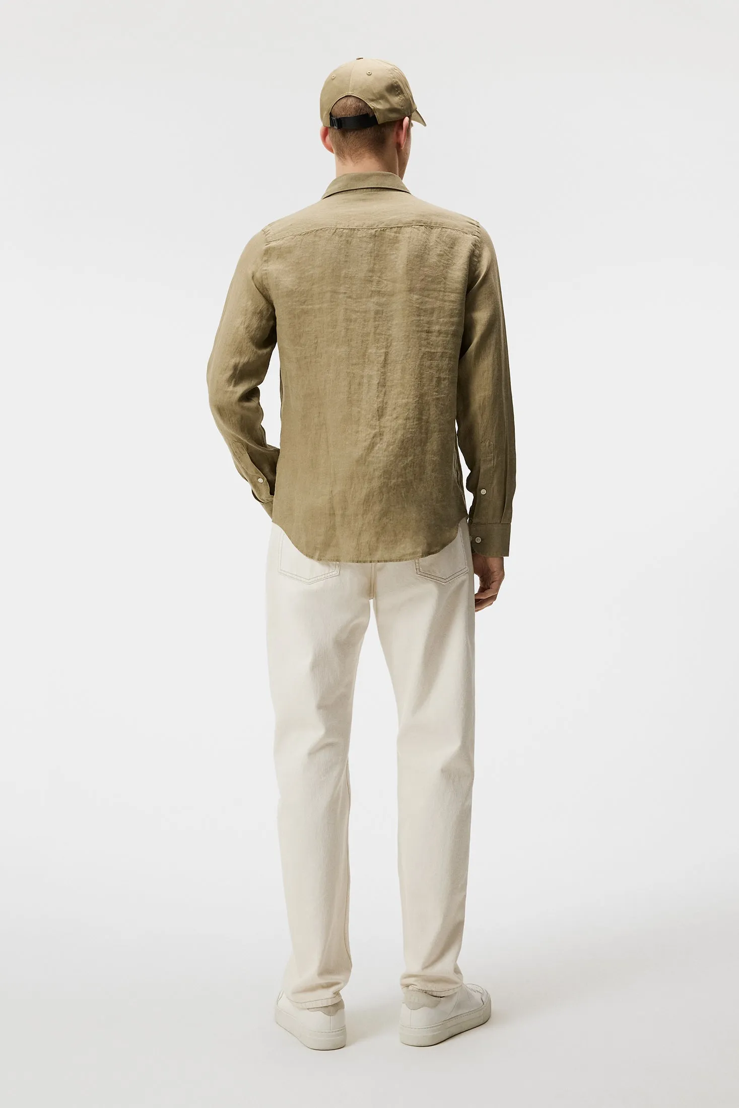 Clean Linen Slim Shirt / Aloe