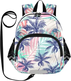Coconut Trees Palm Leaves Little Kid Toddler Backpack Baby Boys Girls Kindergarten Pre School Bags Cute Cartoon Backpacks for children