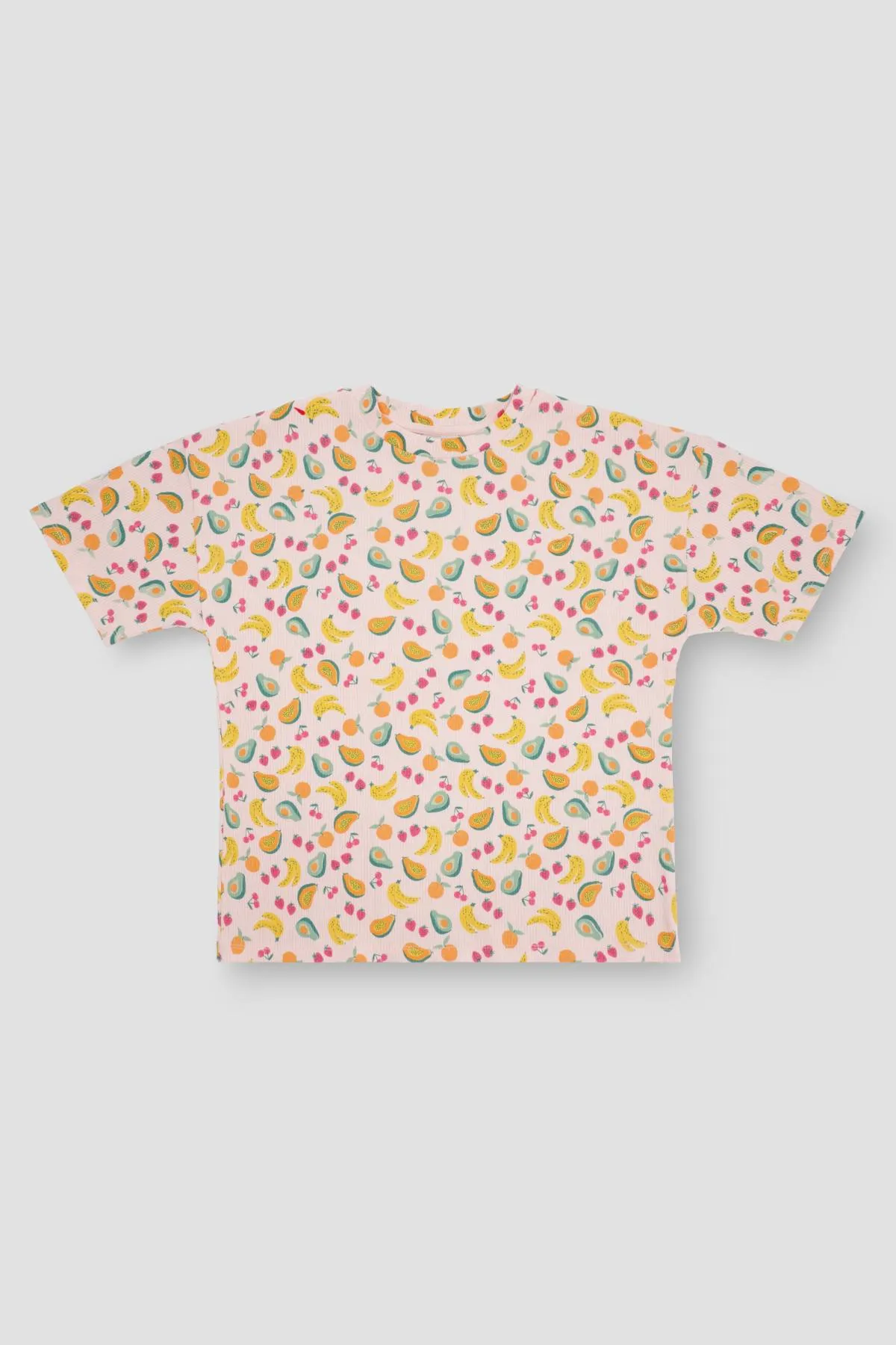 Conversational Print Pj Set For Women - Pink