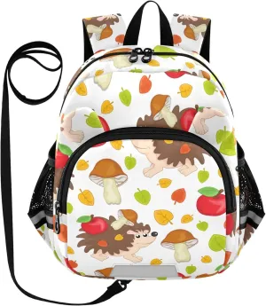 Cute Hedgehog Multicolored Little Kid Toddler Backpack Baby Boys Girls Kindergarten Pre School Bags Cute Cartoon Backpacks for children