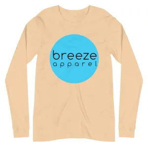 'Cyan Dot' unisex long-sleeved shirt