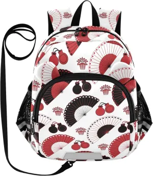 Fans Castanets and Combs Little Kid Toddler Backpack Baby Boys Girls Kindergarten Pre School Bags Cute Cartoon Backpacks for children