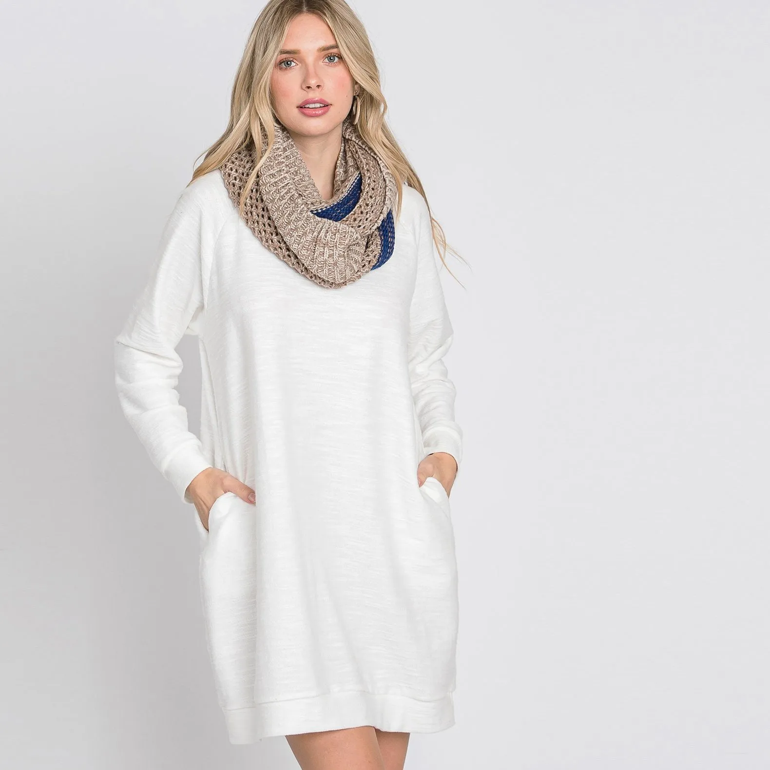 French Terry Sweatshirt Dress