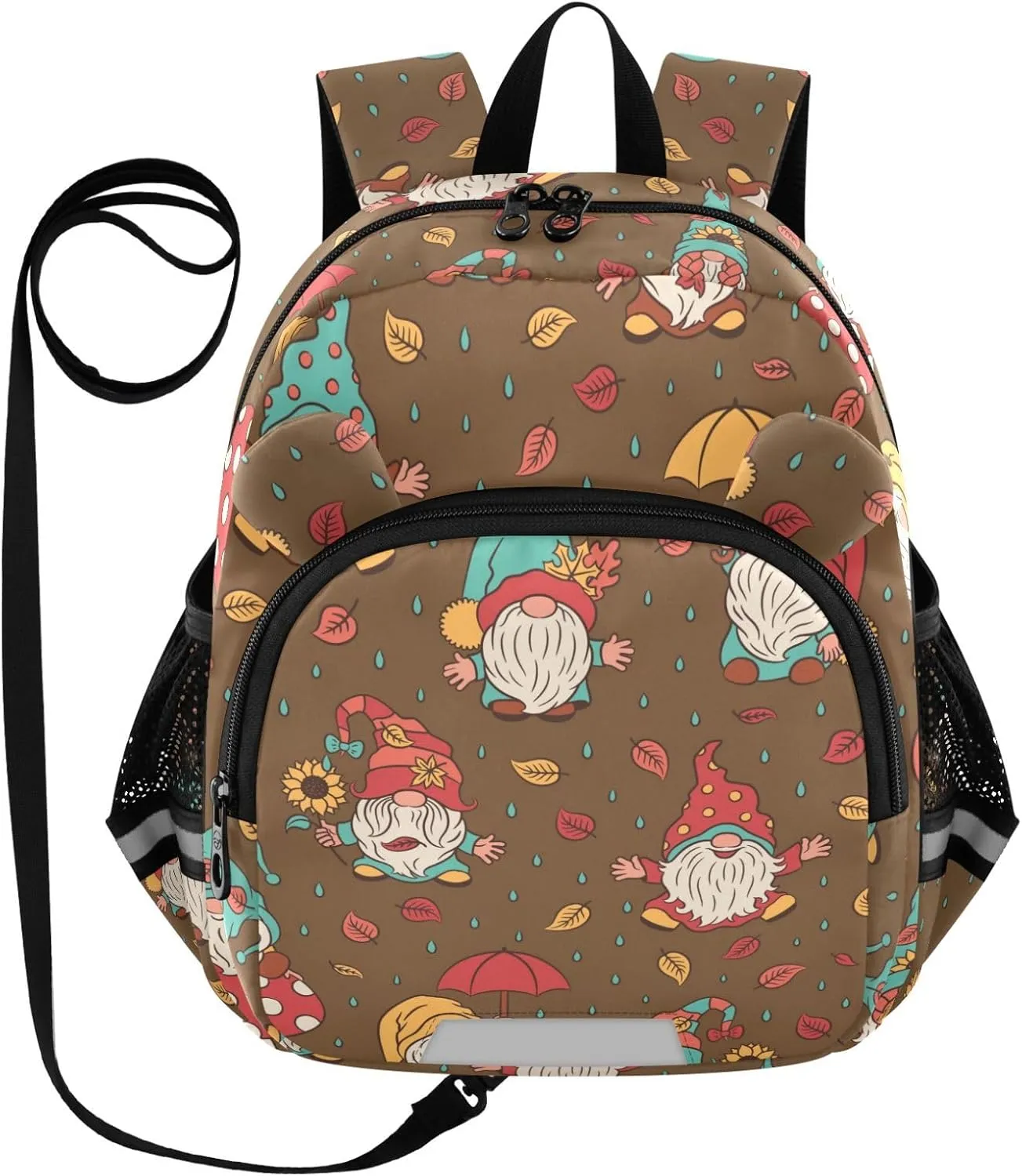 Funny Gnomes Fall Little Kid Toddler Backpack Baby Boys Girls Kindergarten Pre School Bags Cute Cartoon Backpacks for children