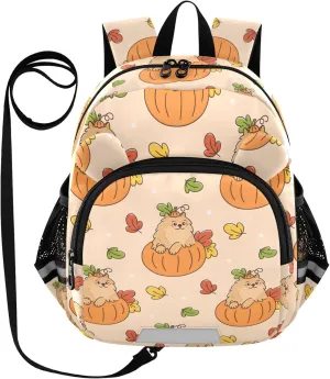 Funny Pomeranian Spitz Dog Little Kid Toddler Backpack Baby Boys Girls Kindergarten Pre School Bags Cute Cartoon Backpacks for children