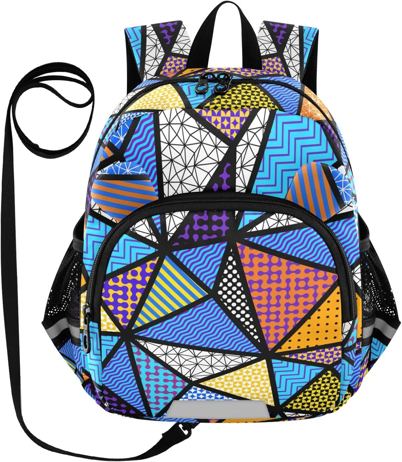 Geometric Abstract Colorful Little Kid Toddler Backpack Baby Boys Girls Kindergarten Pre School Bags Cute Cartoon Backpacks for children