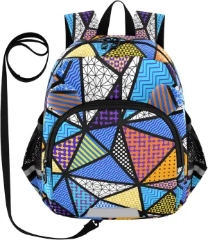 Geometric Abstract Colorful Little Kid Toddler Backpack Baby Boys Girls Kindergarten Pre School Bags Cute Cartoon Backpacks for children
