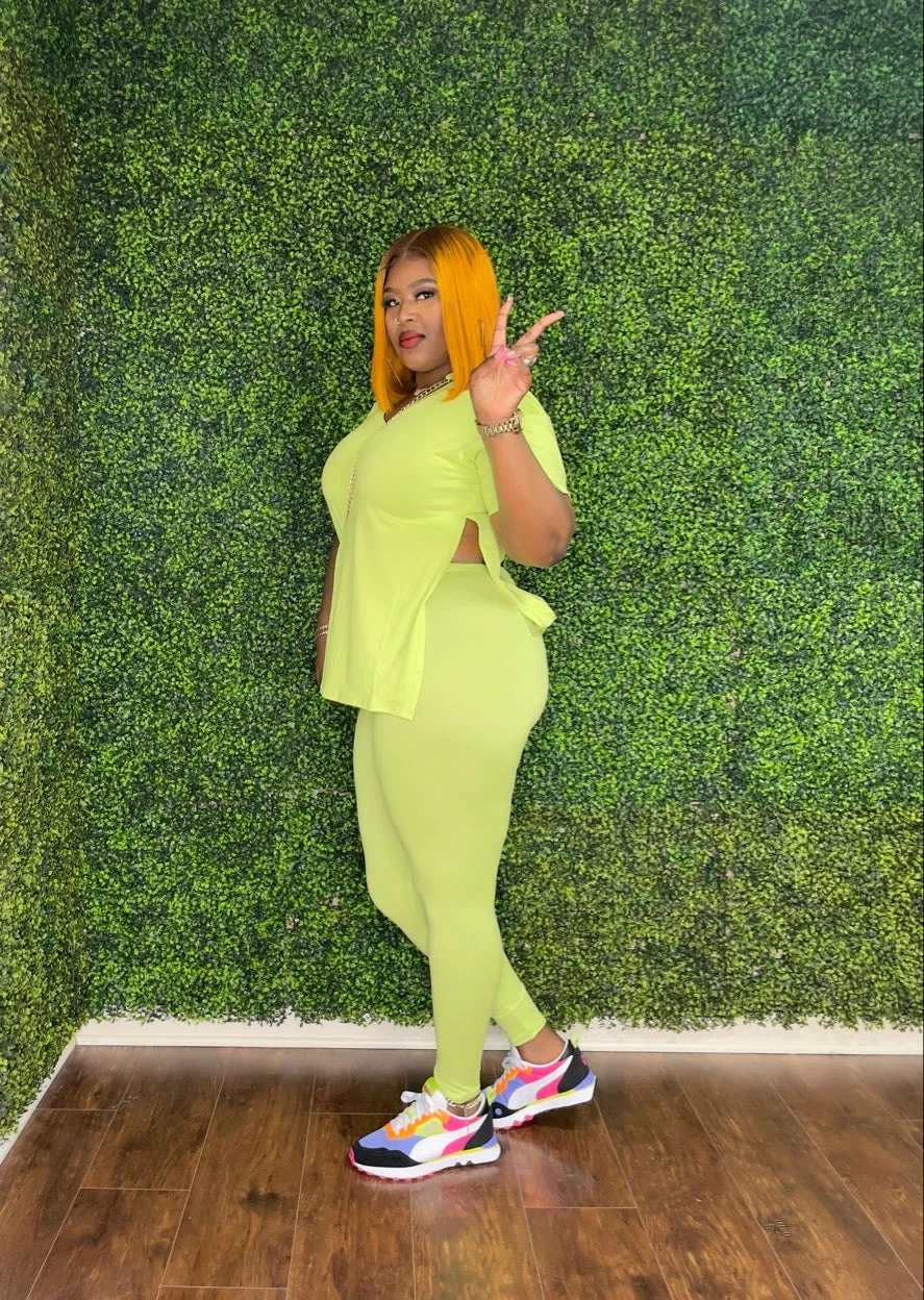 GO WITH THE FLOW (Lime)