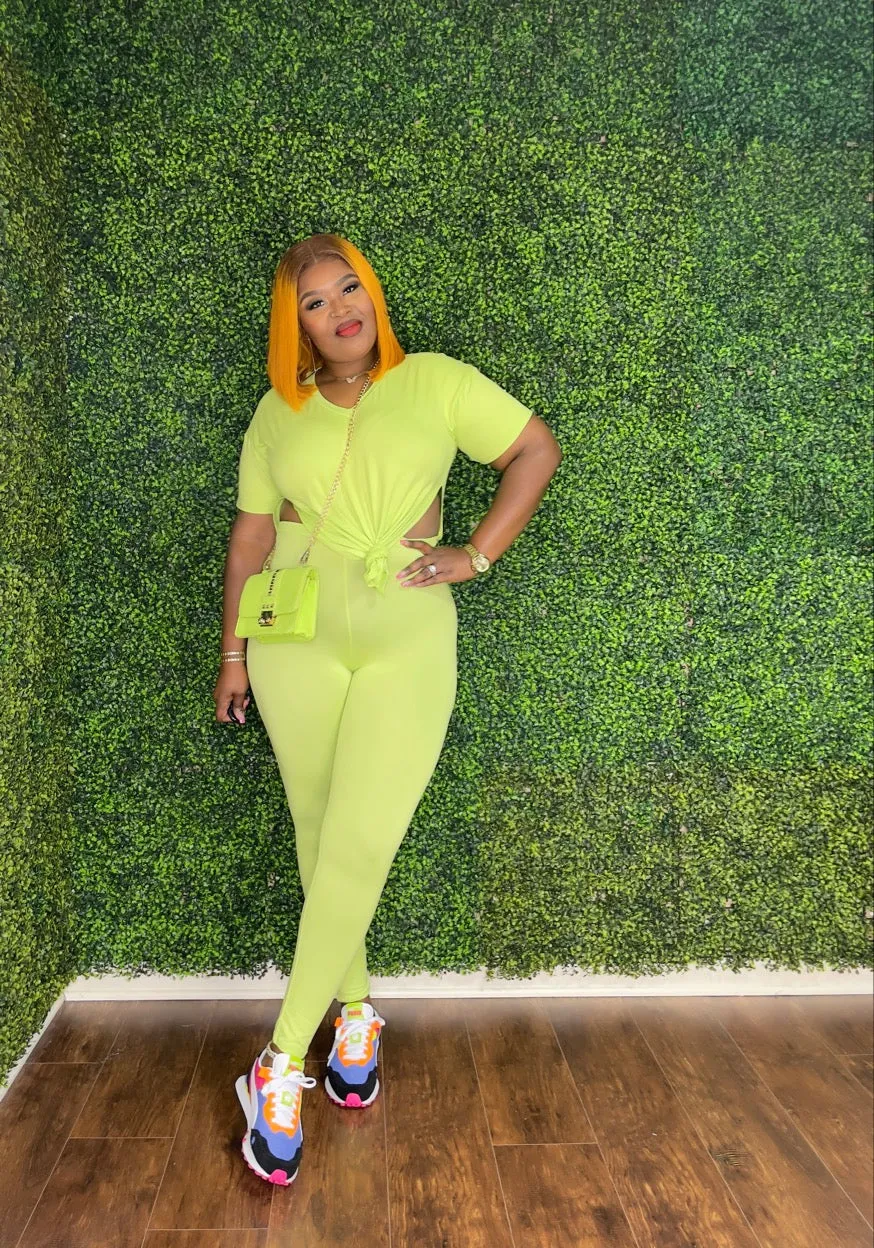 GO WITH THE FLOW (Lime)