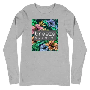 'Hibiscus' unisex long-sleeved shirt