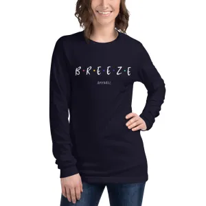 'I'll be there for you' unisex long-sleeved shirt (white text)