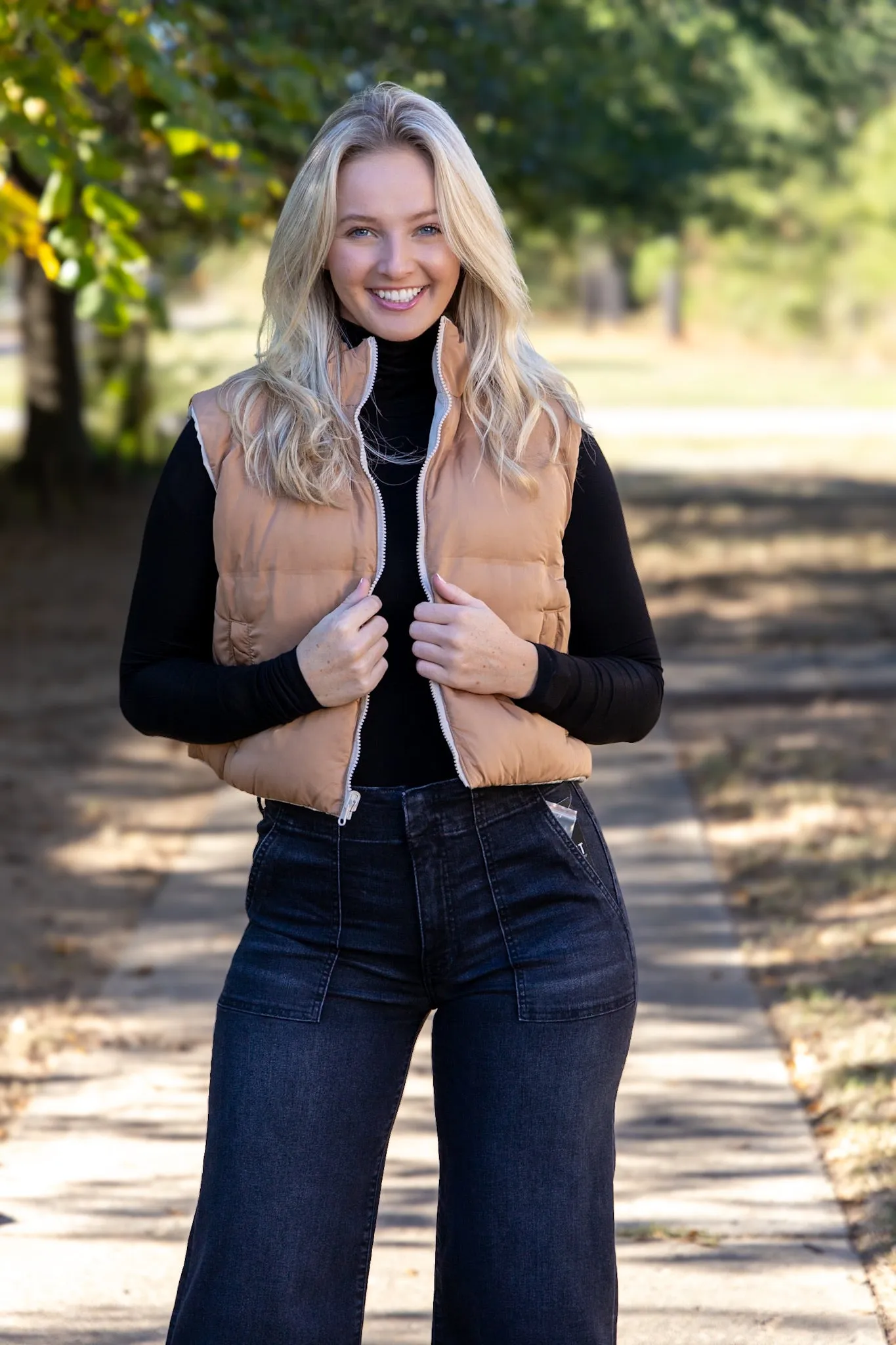 Issey Reversible Vest - Tofu Macchiato