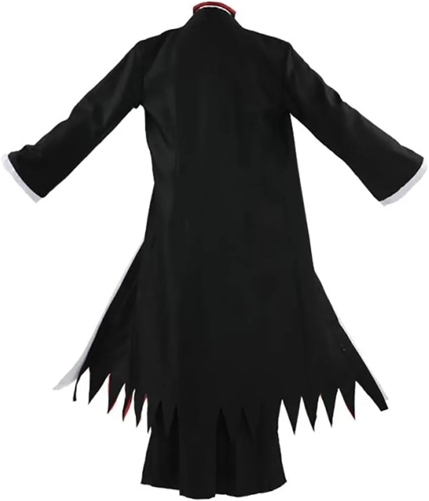 Kurosaki Cosplay Costume Kurosaki Outfit Uniform Black Cloak Kimono with Mask Full Set