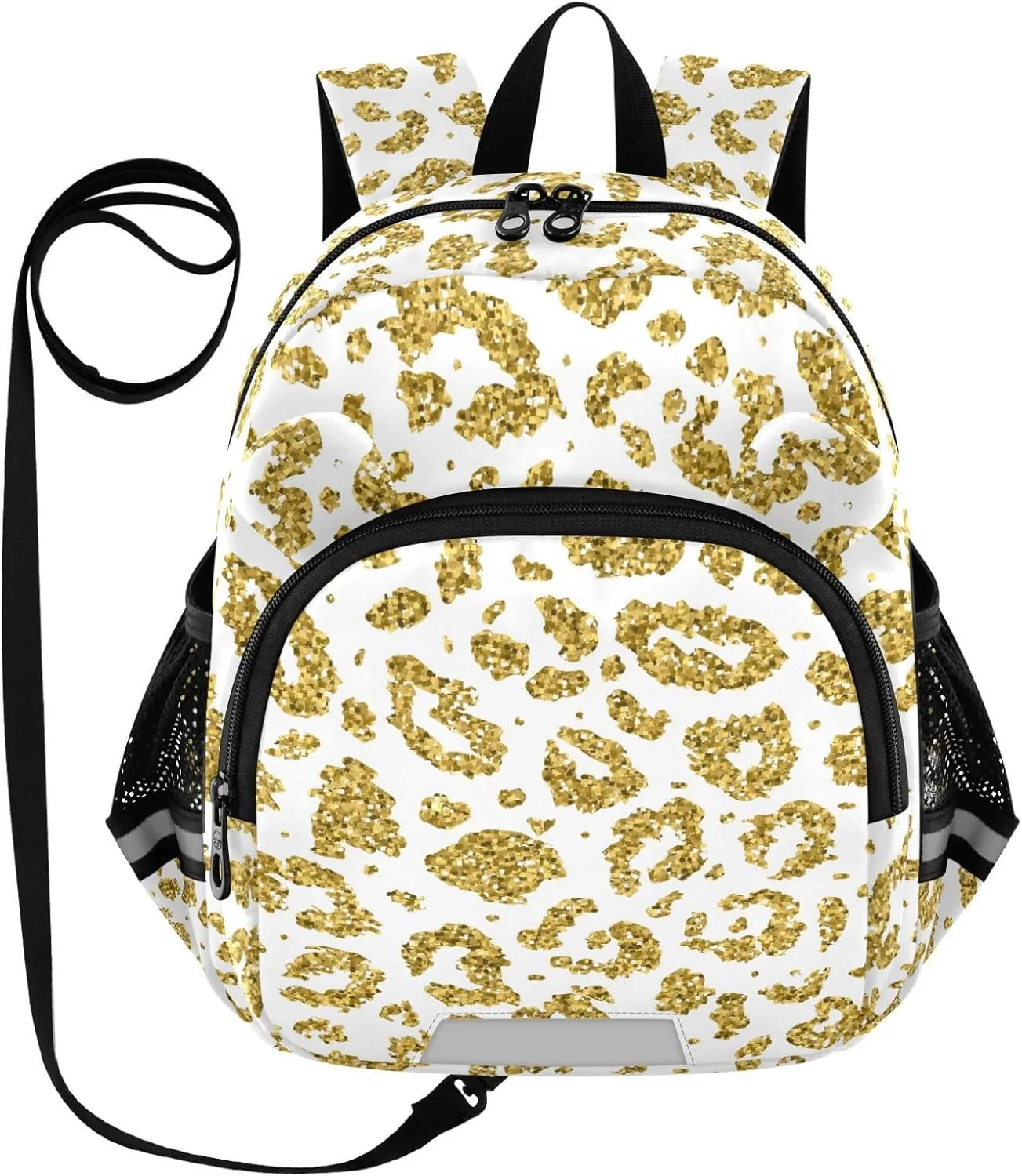 Leopard Wild Nature Pattern Little Kid Toddler Backpack Baby Boys Girls Kindergarten Pre School Bags Cute Cartoon Backpacks for children