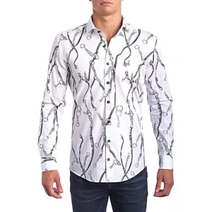 Lux Chains Classic Fit Dress Shirt