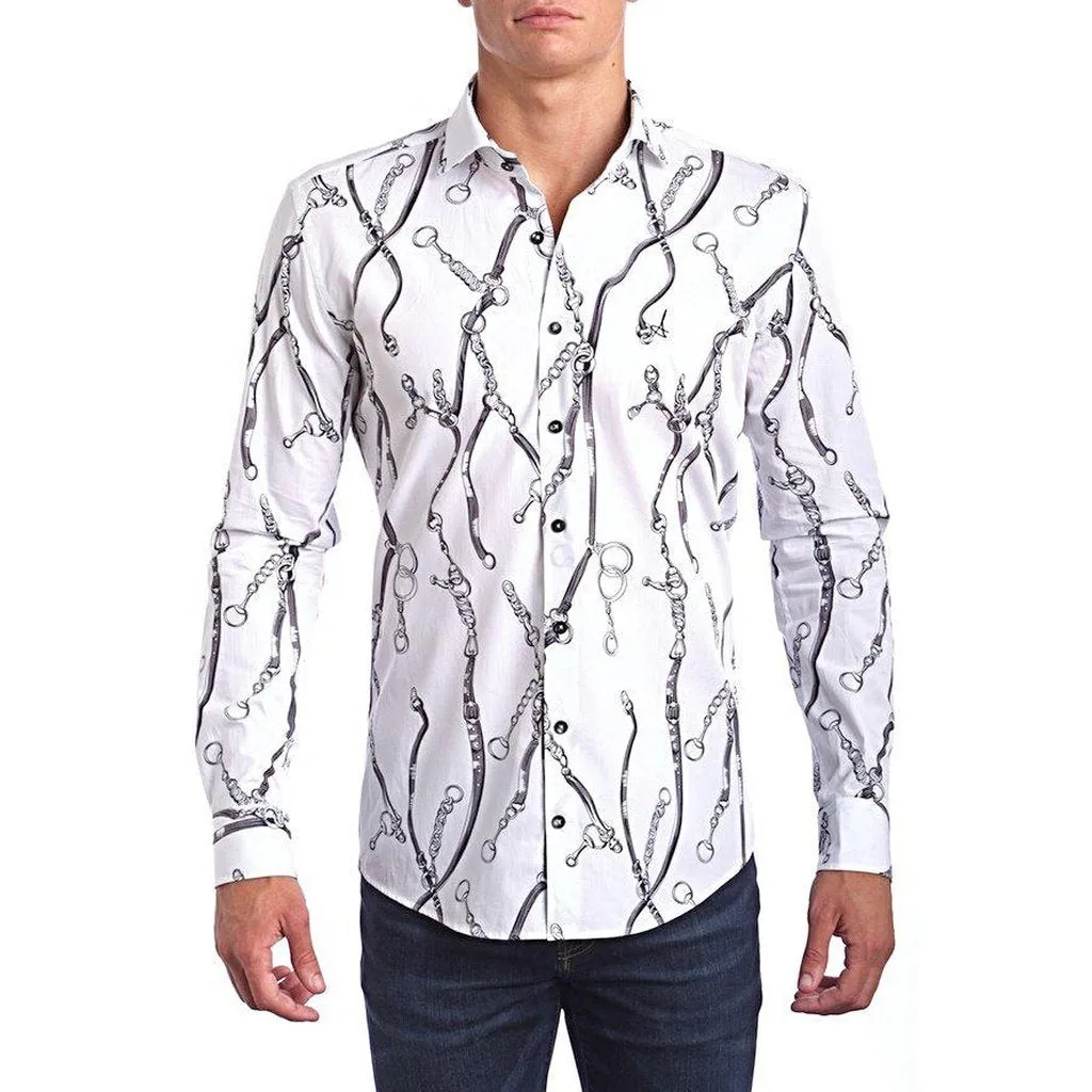 Lux Chains Classic Fit Dress Shirt