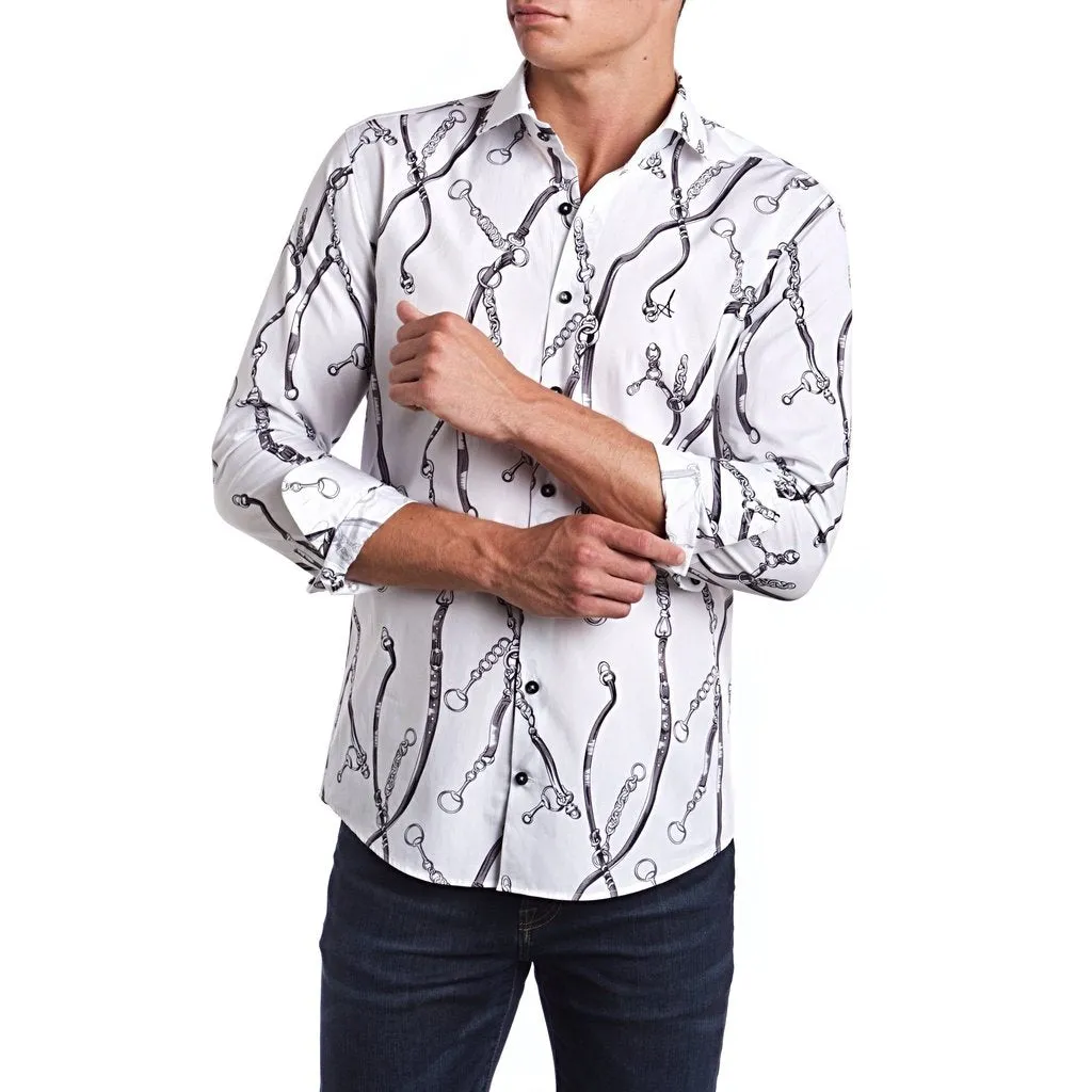 Lux Chains Classic Fit Dress Shirt