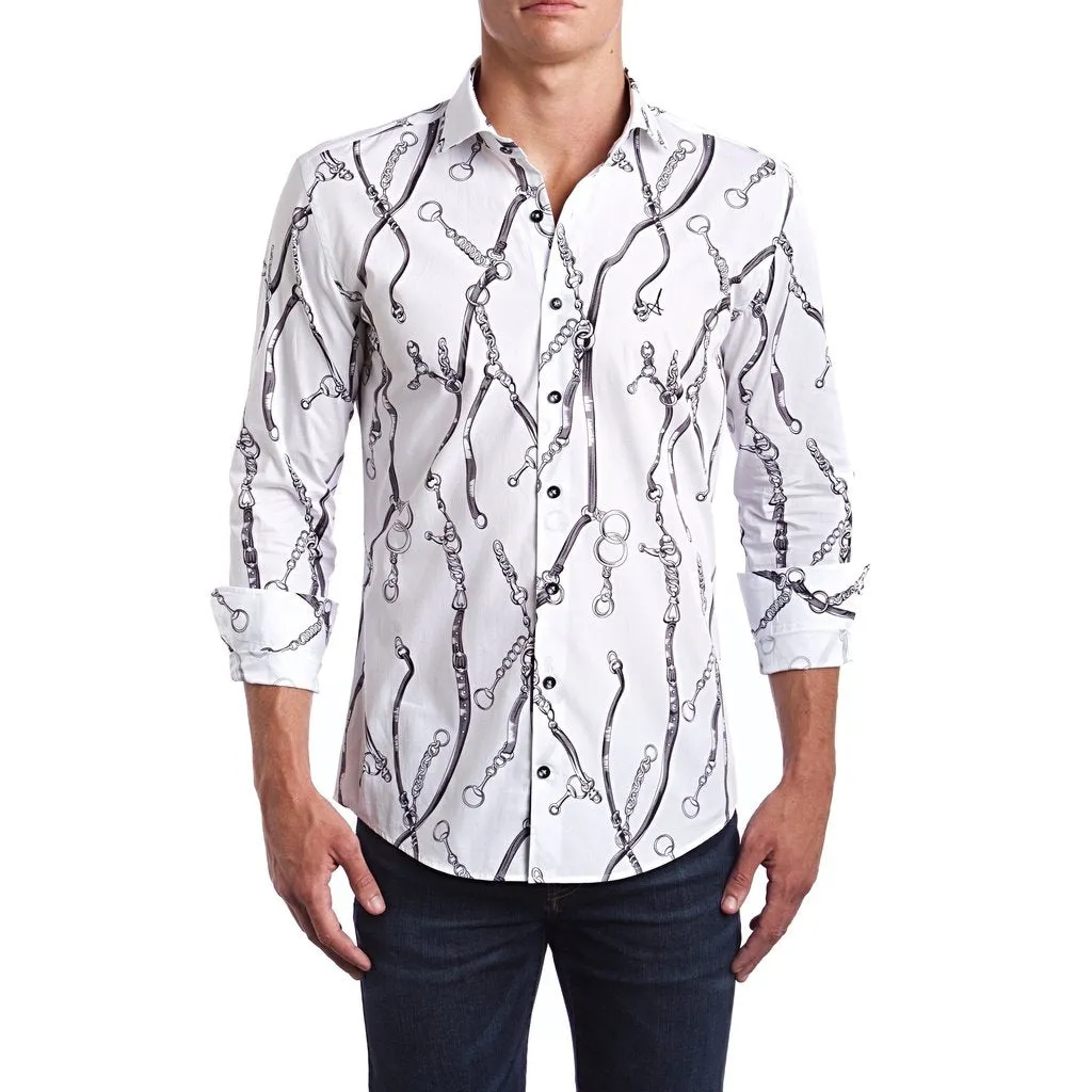 Lux Chains Classic Fit Dress Shirt