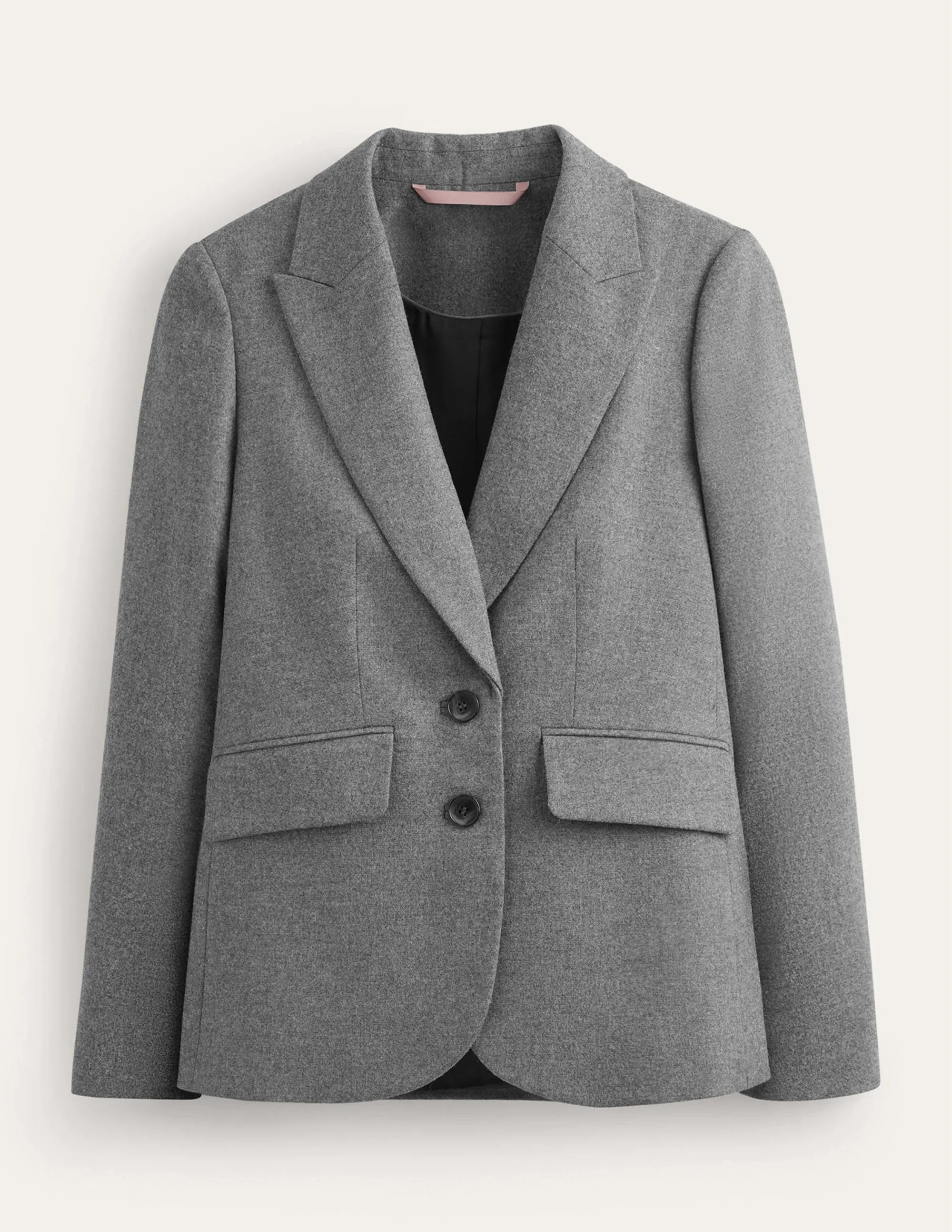 Marylebone Wool-Blend Blazer-Grey