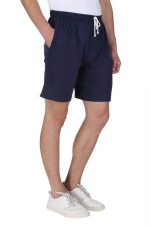 Men’s Cotton Long Shorts for All Fitness Activities. (NAVY BLUE).