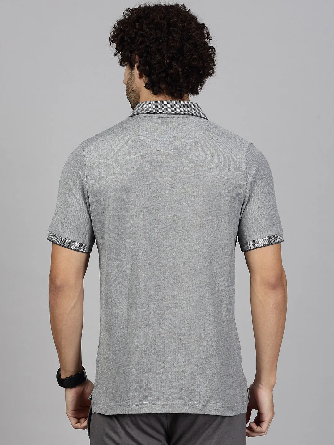 Mens Grey & Grape Expert Polo Tshirt Combos