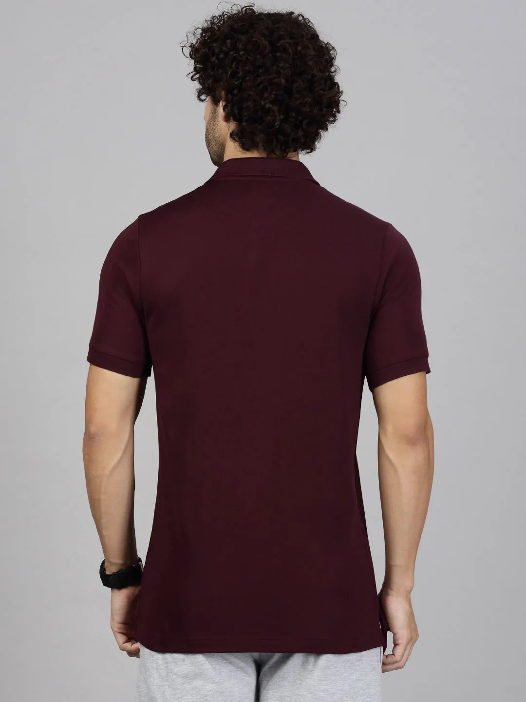Mens Grey & Grape Expert Polo Tshirt Combos