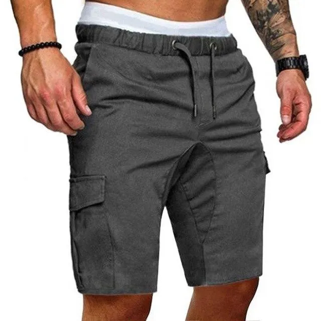Mens Summer Gym Sport Running Workout Cargo Jogger