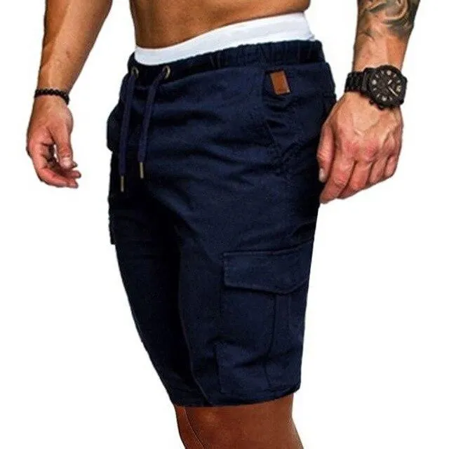 Mens Summer Gym Sport Running Workout Cargo Jogger