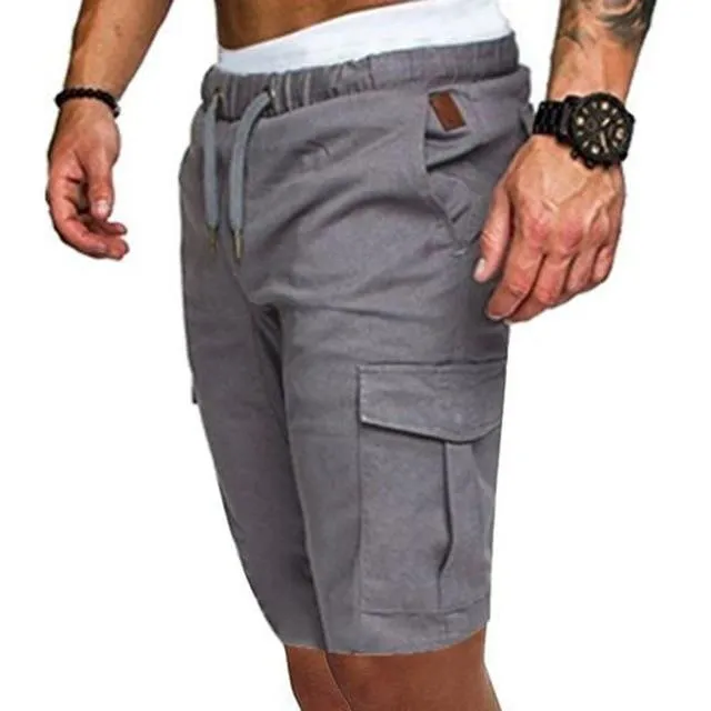 Mens Summer Gym Sport Running Workout Cargo Jogger