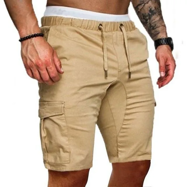 Mens Summer Gym Sport Running Workout Cargo Jogger