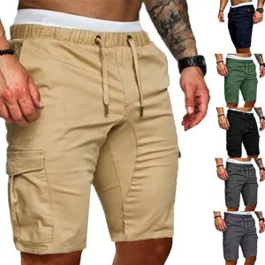 Mens Summer Gym Sport Running Workout Cargo Jogger