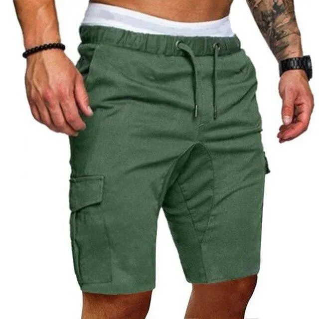 Mens Summer Gym Sport Running Workout Cargo Jogger