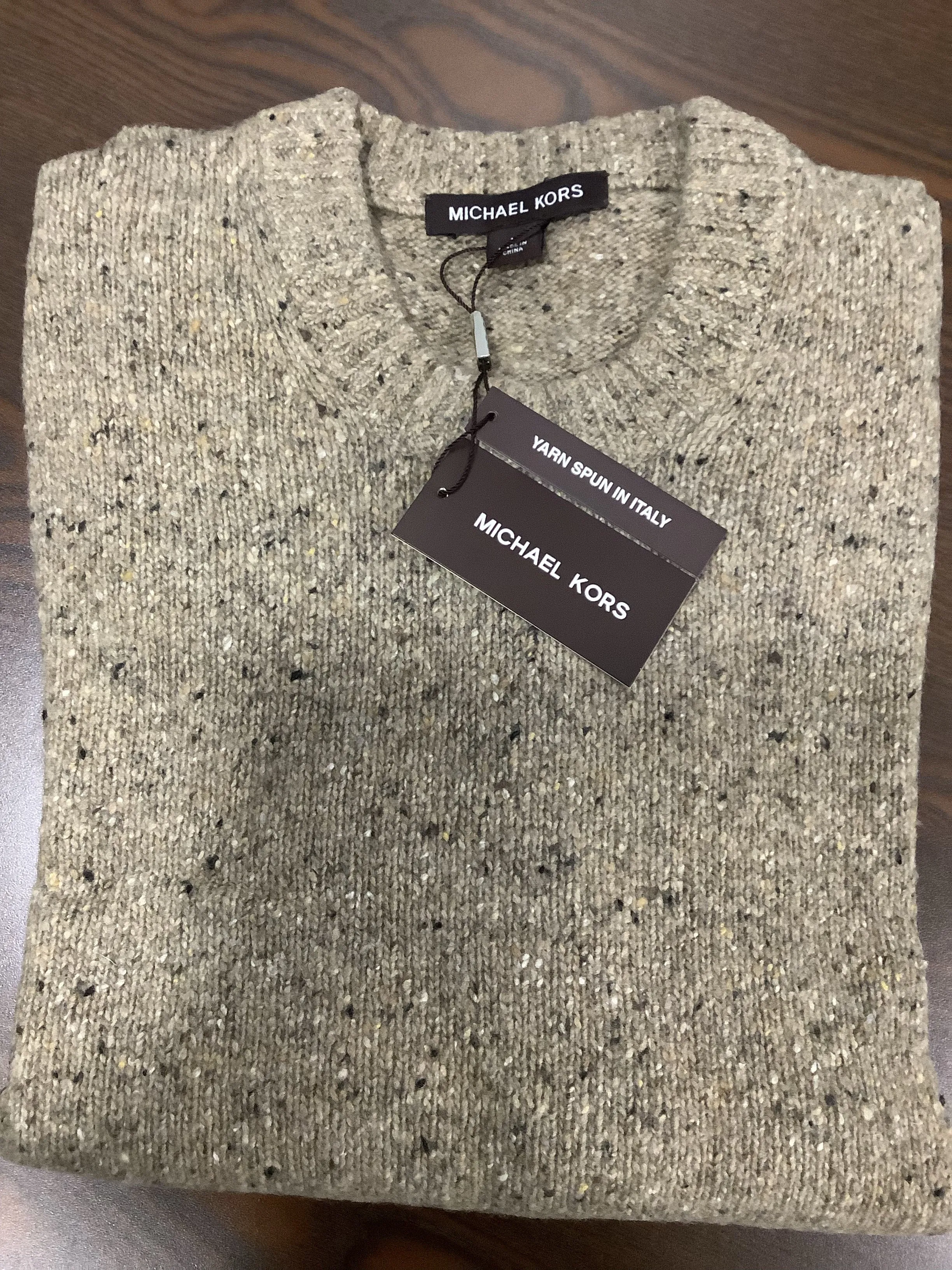 Michael Kors CF1600W3 Sweater Wool Blend Chino